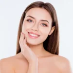 A woman after Sculptra treatment in Norman, OK